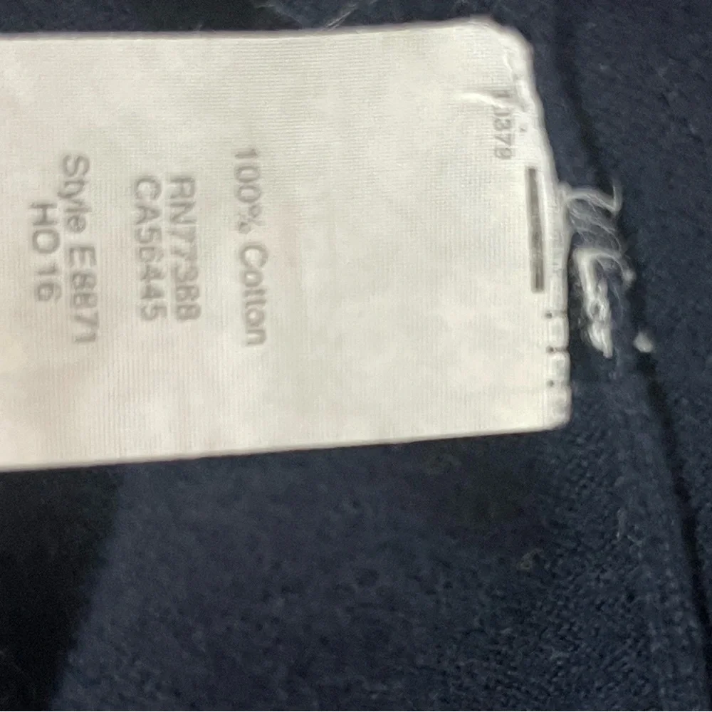 J Crew Navy XL Cotton V-neck sweater-tee - Picture 7 of 9